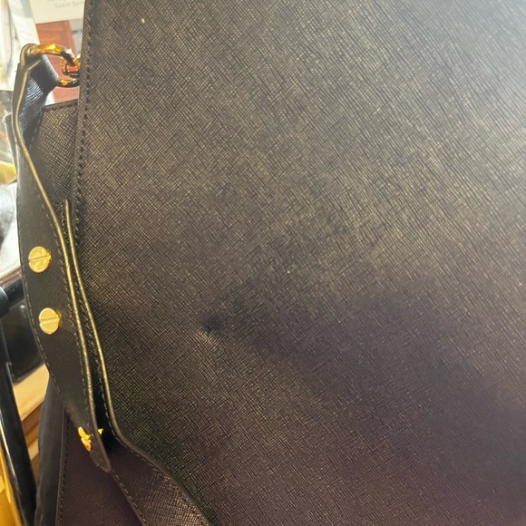 Zac Posen Large Black Leather Satchel - Picture 4 of 4